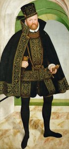 Tedesco: Elettore Augusto di Sassonia (1526-1586) Augusto, Elettore di Sassonia (1526-1586) da Lucas Cranach the Younger