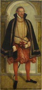 Ritratto del principe Joachim Ernst von Anhalt (1536 - 1586) da Lucas Cranach the Younger