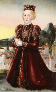 Ritratto della principessa Agnes Gräfin von Barby da Lucas Cranach the Younger