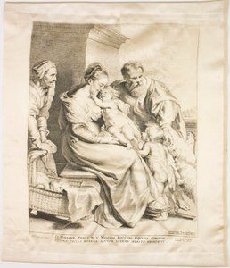 La Sacra Famiglia con San Giovanni e Sant