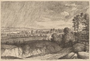 Paesaggio piovoso da Lucas Emil Vosterman, after Lodewijk de Vadder