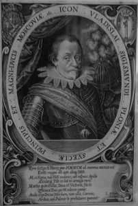 Re Ladislao IV Vasa di Polonia 1595-1648, Zar di Russia, prima del 1632 da Lucas Kilian