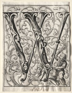 Nuovo libretto ABC: W, 1627 da Lucas Kilian
