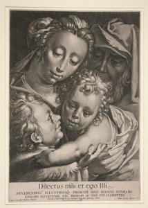 La Sacra Famiglia con San Giovanni da Lucas Kilian