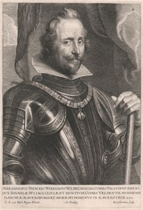 Serenissimus Princeps Wolfangus Wilhelmus, D.G. Comes Palatinus Rheni, Dux Bavariæ da Lucas Vorsterman