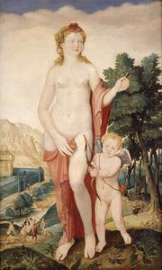 Venere e Amore, seconda metà del XVI secolo da Lucas de Heere
