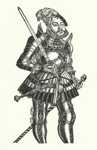 Giovanni Federico I, Elettore di Sassonia (incisione) da Lucas the Elder (after) Cranach