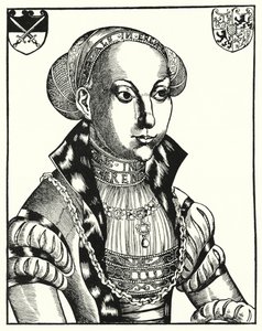 Sibilla di Cleves, consorte di Giovanni Federico I, Elettore di Sassonia da Lucas the Elder (after) Cranach