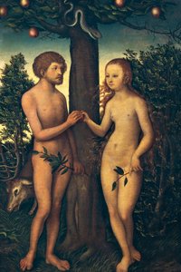 Adamo ed Eva da Lucas the Elder Cranach