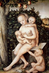 Carità da Lucas the Elder Cranach