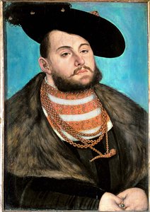 Johann Friedrich il Magnifico Elettore di Sassonia ... da Lucas the Elder Cranach