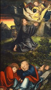 "La preghiera nel giardino degli ulivi" da Lucas the Elder Cranach