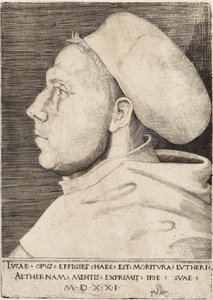 Martin Lutero come frate agostiniano di Lucas Cranach il Vecchio 1521 da Lucas the Elder Cranach