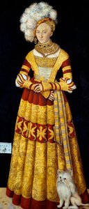 Ritratto di Caterina di Meclemburgo (1487-1561) da Lucas the Elder Cranach
