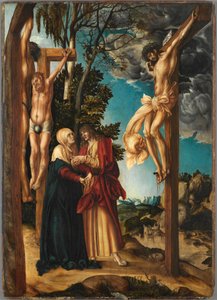 La Crocifissione, di Cranach, Lucas il Vecchio (1472-1553)