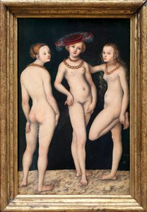 Le tre Grazie da Lucas the Elder Cranach