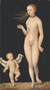 Venere e Cupido da Lucas the Elder Cranach