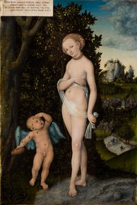 Venere con Cupido che Ruba il Miele da Lucas the Elder Cranach