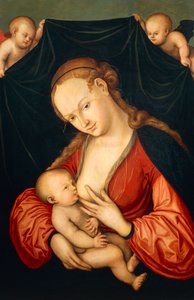 Vergine Maria che allatta Gesù