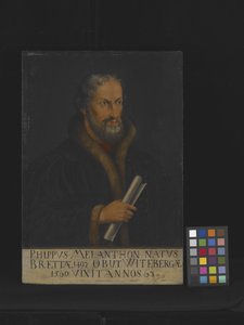 Ritratto di Philipp Melanchthon da Lucas the Younger Cranach