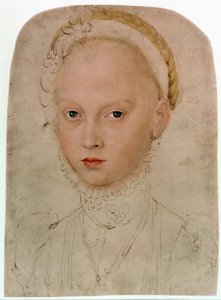 Ritratto di Elisabetta di Sassonia (1552-1590) da Lucas the Younger Cranach