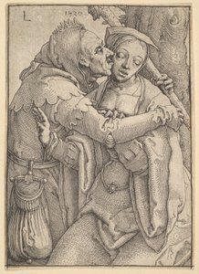 Un pazzo e una donna da Lucas van Leyden