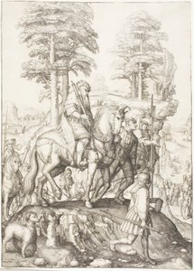 Abigail davanti a Davide da Lucas van Leyden