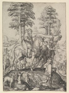Abigail davanti a Davide da Lucas van Leyden