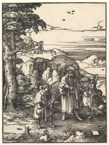 Abramo che va a sacrificare Isacco, 1517-19 da Lucas van Leyden