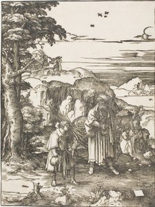 Abramo e Isacco da Lucas van Leyden