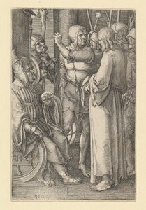 Cristo davanti ad Anna, 1521 da Lucas van Leyden