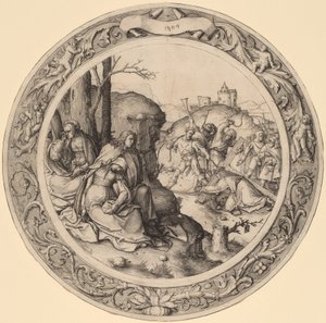 Cristo che porta la croce da Lucas van Leyden