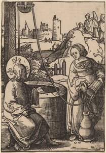 Cristo e la donna di Samaria da Lucas van Leyden