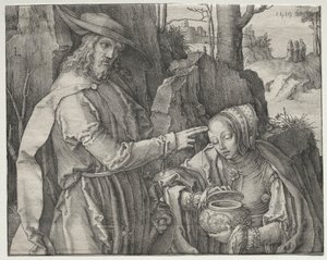 Cristo come Giardiniere che Appare a Santa Maria Maddalena da Lucas van Leyden
