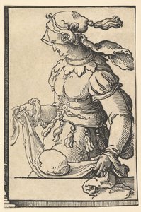 Sibilla Cumana, dalla serie delle Sibille, ca. 1530 da Lucas van Leyden