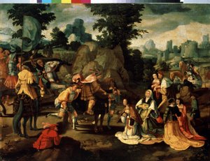 Davide e Abigail da Lucas van Leyden