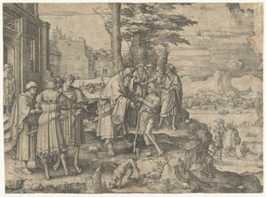 Il ritorno del figliol prodigo da Lucas van Leyden
