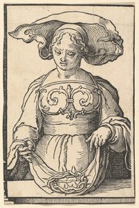 Sibilla Delfica, dalla serie delle Sibille, ca. 1530 da Lucas van Leyden