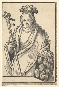 Ecclesia Christi Fede, dalla serie delle Sibille da Lucas van Leyden