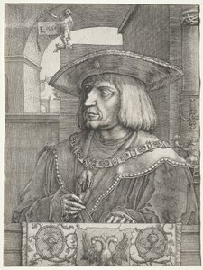 Imperatore Massimiliano I da Lucas van Leyden