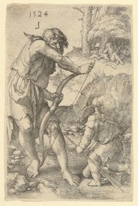 Lamech e Caino da Lucas van Leyden