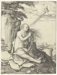 Maria Maddalena nel deserto da Lucas van Leyden