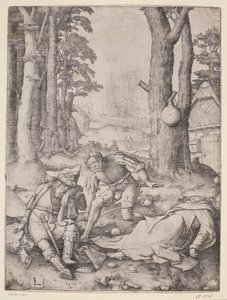 Maometto e il monaco Sergio da Lucas van Leyden