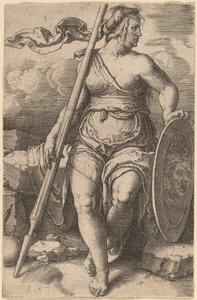 Pallade Atena da Lucas van Leyden