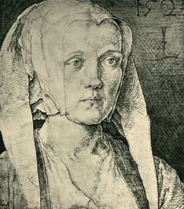 Ritratto di una donna, 1521, 1943 da Lucas van Leyden