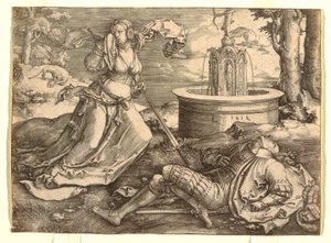 Piramus e Tisbe da Lucas van Leyden