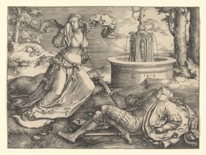 Piramus e Thisbe, 1514 da Lucas van Leyden