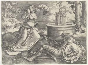 Piramus e Thisbe da Lucas van Leyden