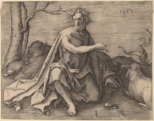 San Giovanni Battista nel deserto da Lucas van Leyden