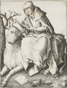 San Luca, c.1508 da Lucas van Leyden